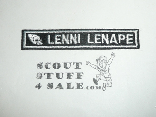 Order of the Arrow Lenni Lenape Interpreter Strip, black