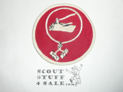 Wood Badge Axe, Log and Beads Patch, Obscure