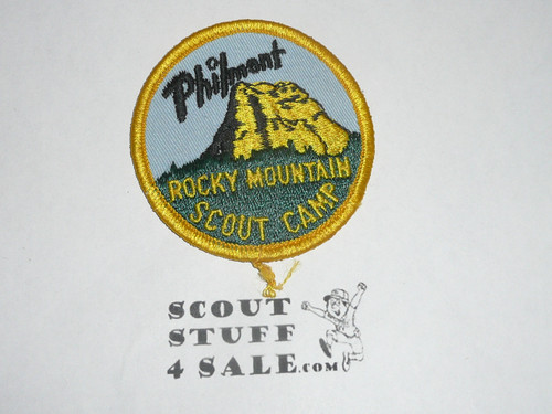 Philmont Scout Ranch, Rocky Mountain Scout Camp Patch, used