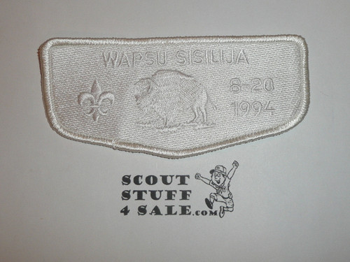 Philmont Scout Ranch, Wapsu Sisilija Ghost Flap Patch, white