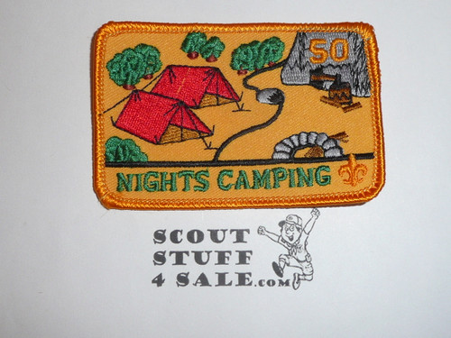 BSA 50 Nights Camping High Adventure Team (HAT) Award Patch