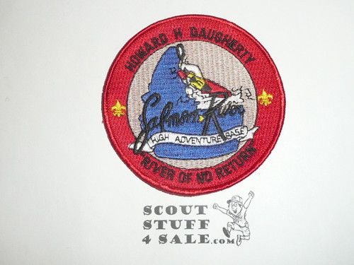 Howard H. Daugherty High Adventure Base Patch, Salmon River, The River of No Return
