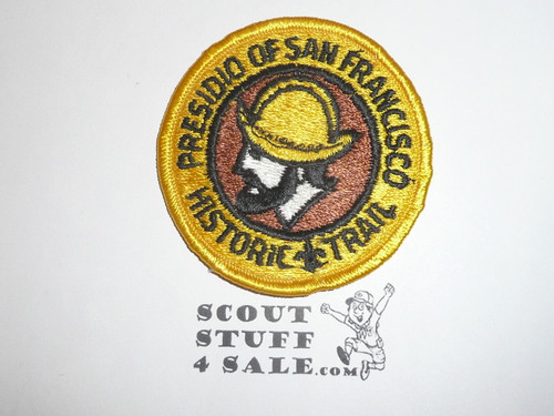 Presidio of San Francisco Historic Trail Patch, with fdl