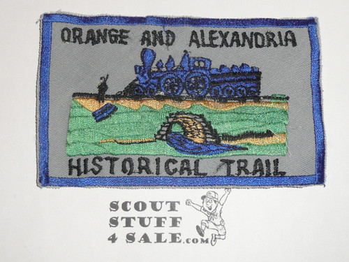 Orange and Alexandria Historical Trail Hike Patch