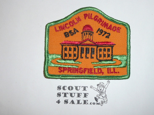 1972 Lincoln Pilgrimage Patch - Boy Scout