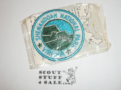 Vintage Shenandoah National Park Travel Souvenir Patch