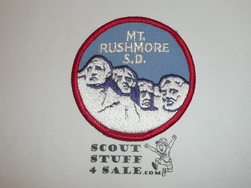 Mount Rushmore Travel Souvenir Patch, round