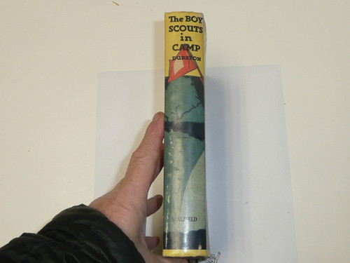 The Boy Scouts in Camp, by George Durston, 1921 First Edition, Hardbound with Dust Jacket, Boy Scout Story Book