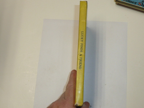 Lucky Finds a Friend, by Elmer Sherwood, 1922, Hardbound with Dust Jacket, Boy Scout Story Book
