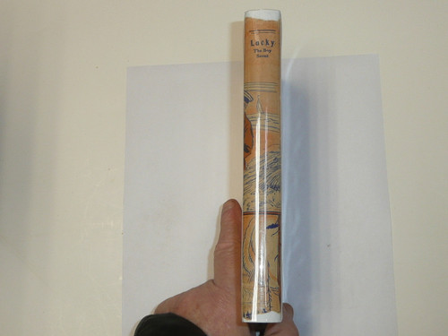 Lucky The Boy Scout, by Elmer Sherwood, 1916, Hardbound with Dust Jacket, Boy Scout Story Book, dark green binding