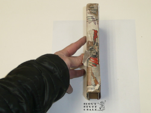 The Boy Scout Signal or The Camp on the Cliff, by V. T. Sherman, 1913 First Edition, Hardbound with dust jacket, Boy Scout Story Book, fragile jacket