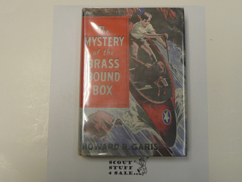 The Secret of the Brass Bound Box, by Howard R. Garis, 1930 First Edition, Hardbound with dust jacket, Boy Scout Story Book