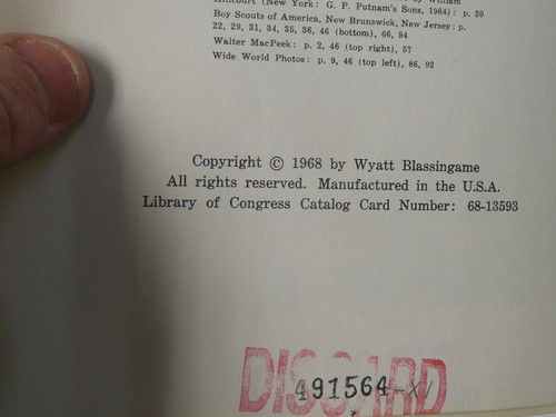 Story of the Boy Scouts, By Wyatt Blassingame, 1968, Hardbound #2