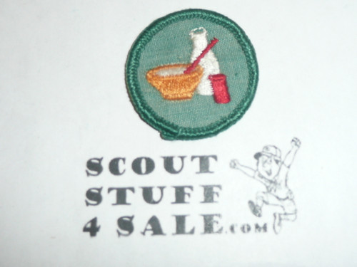 1960's Girl Scout Let's Get Cooking Proficiency Badge Patch