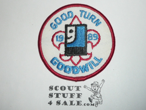 Goodwill Industries Boy Scout Good Turn Day Patch, 1989