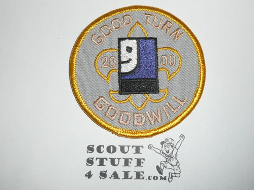 Goodwill Industries Boy Scout Good Turn Day Patch, 2000