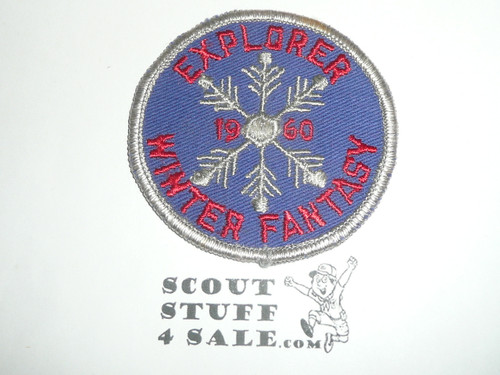 Explorer Winter Fantasy Patch, Generic BSA issue, 1960