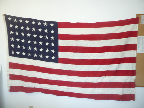 Original 48 star United States Flag, sewn stripes and stars, 5' x 8', FLG1