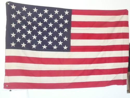 Original 50 star United States Flag, dyed stripes and stars, 3'x5', FLG14