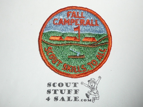 Fall Camperall, BSA Generic Patch, Scout Skills to All