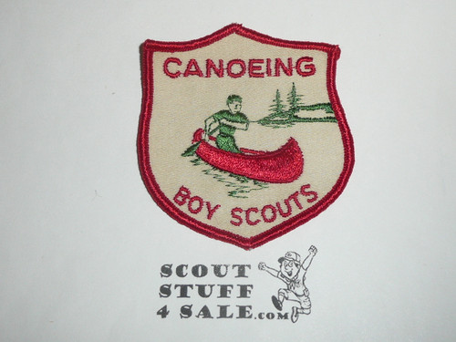 Canoeing Boy Scouts Patch, Generic BSA Activity