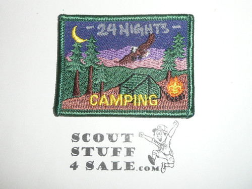 Camping 24 nights Patch, Generic BSA Activity