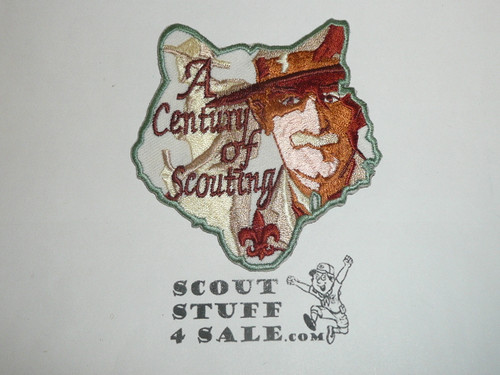 A Century of Scouting Patch, Generic BSA Cub Scout Patch, cut out cub