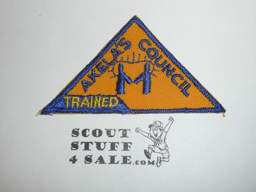 Akela's Council Trained Patch, Generic BSA Cub Scout Patch