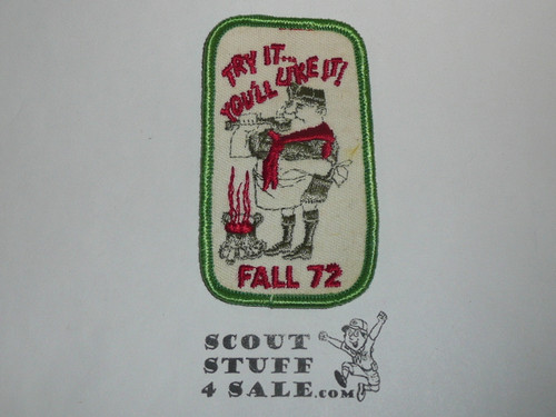 Try it You'll Like It!  Fall 1972, Generic BSA Patch