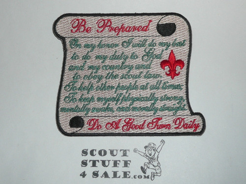 Scout Oath Patch, Generic BSA Patch