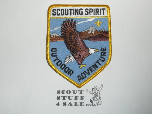 Scouting Spirit Outdoor Adventure Patch, Generic BSA Patch