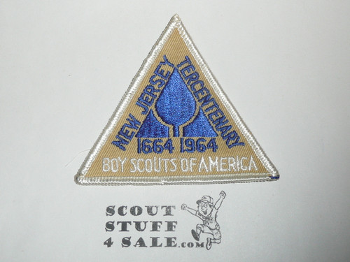 New Jersey Tercentenary Patch, 1664-1964, Generic BSA Patch