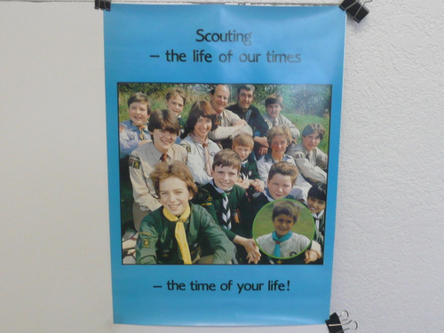 Scouting - The life of our times...the time of your life!, British Recruiting Poster, 12" x 16.5", #P5