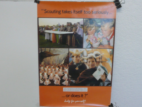 Scouting takes itself too seriously...or does it?, British Recruiting Poster, 12" x 16.5", #P5