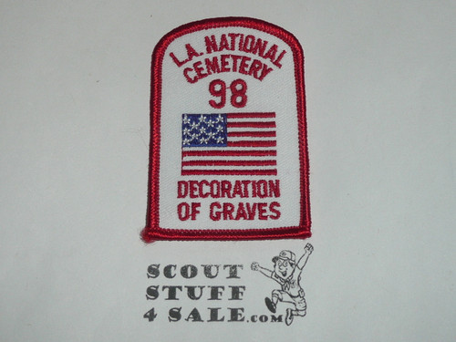 Los Angeles National Cemetery Grave Decoration Patch, Los Angeles Area and Western Los Angeles County Councils, 1998
