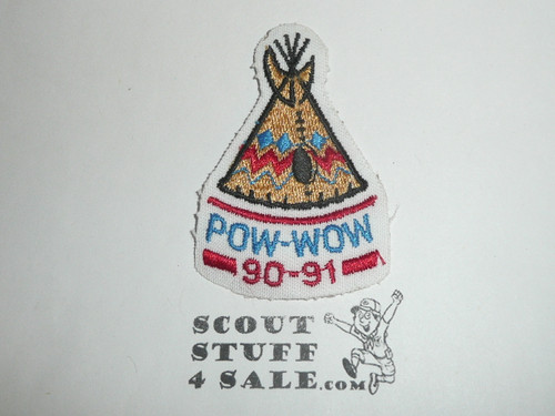 Cub Pow Wow Patch, Generic BSA Cub Scout Patch, 1990-91