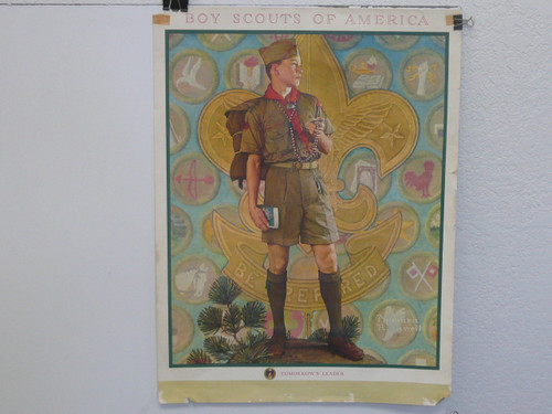 Tomorrow's Leader by Norman Rockwell Poster, 16" x 21", #P40