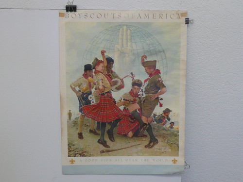 A Good Sign All Over the World by Norman Rockwell Poster, 16" x 21", #P40