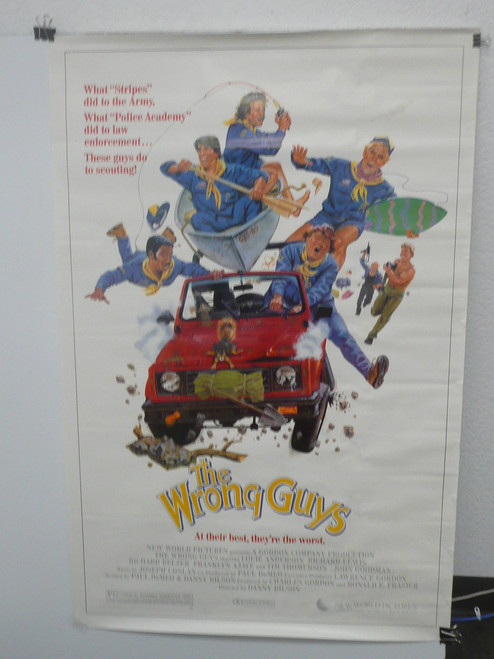 1988 The Wrong Guys Movie Poster, 27" x 41", Poster #2, #P51