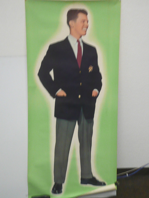 Large 1950's Explorer Scout Wall Poster, Scout in Blazer, 29.5" x 66", #P57
