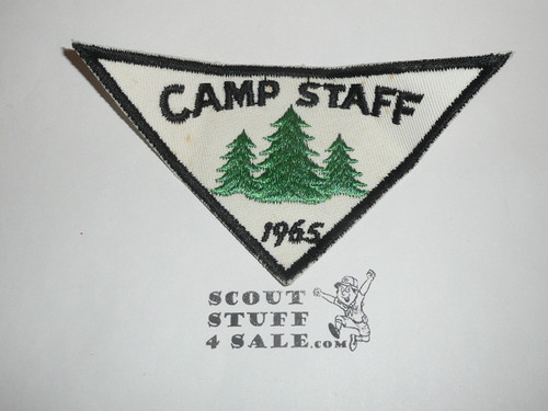 Generic Boy Scouts of America Camp Staff 1965 Patch