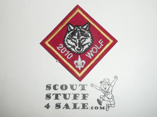 Wolf Cub Scout Rank, twill, Special 2010