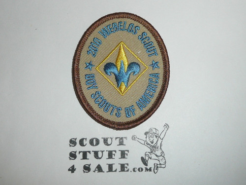 Webelos Cub Scout Rank, twill, Special 2010 for Boy Scout Uniform wear