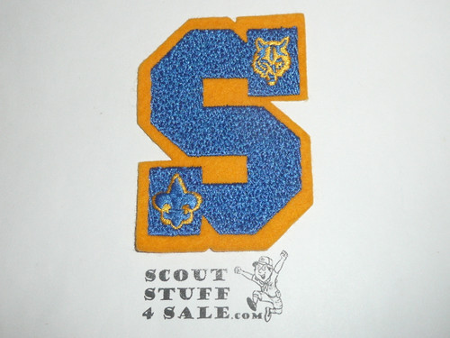 Cub Scout "S" Chenille Patch