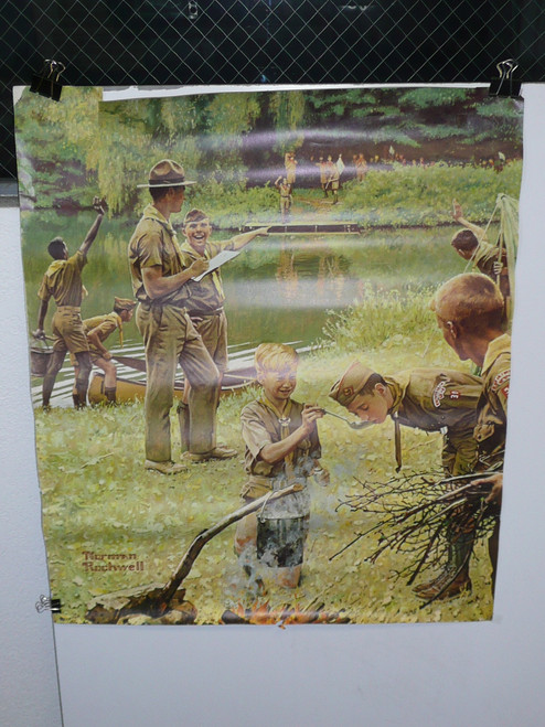 Come and Get It by Norman Rockwell Poster, 21" x 25", #P73