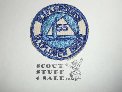 1955 Los Angeles Area Council Explorodeo Patch, LAAC Explorer Base