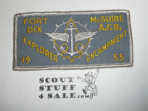 1955 Air Explorer Encampment Patch, Fort Dix and McGuire Air Force Base