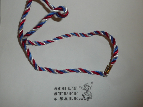 Den Chief Award Cord, red white blue