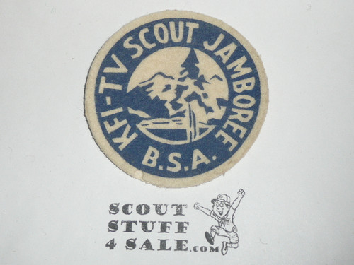 KFI-TV Boy Scout Jamboree Felt Patch, Los Angeles Area Council #2