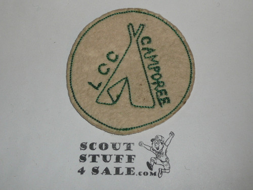 Early Lewis & Clark Council Camporee Felt Patch
